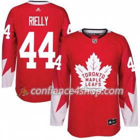 Adidas Maillot de Hockey Toronto Maple Leafs Morgan Rielly 44 2017-2018 Rouge Alternate Authentic - Homme